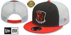 Browns DAWG TRUCKER SNAPBACK Brown-White-Orange Hat by New Era