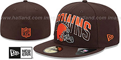 Browns NFL 2013 DRAFT Brown 59FIFTY Fitted Hat by New Era