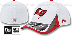 Buccaneers 2013 NFL TRAINING FLEX White Hat by New Era