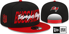 Buccaneers 2022 NFL DRAFT SNAPBACK Black-Red Hat by New Era