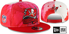 Buccaneers 2022 NFL SIDELINE TIE-DYE SNAPBACK Hat by New Era