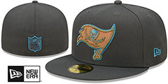 Buccaneers COLOR PACK MULTI Charcoal Fitted Hat by New Era