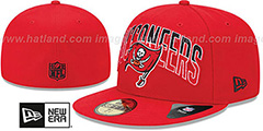 Buccaneers NFL 2013 DRAFT Red 59FIFTY Fitted Hat by New Era