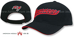 Buccaneers SCRIPTER STRAPBACK Black Hat by American Needle