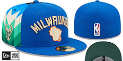 Bucks 22-23 CITY-EDITION Fitted Hat by New Era