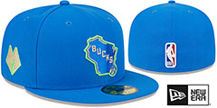 Bucks 23-24 ALTERNATE CITY-EDITION Fitted Hat by New Era