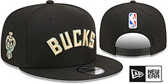 Bucks STATEMENT SNAPBACK Black Hat by New Era