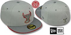 Bulls 2T HWC GREY-POP Fitted Hat by New Era