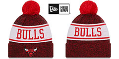 Bulls BANNER Knit Beanie Hat by New Era