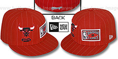 Bulls BIG-ONE DOUBLE WHAMMY Red-White Fitted Hat