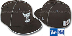 Bulls HW CHOCOLATE DaBu Fitted Hat by New Era