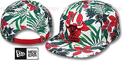 Bulls HWC TROPTRIP BLOOM SNAPBACK Hat by New Era