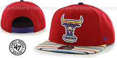 Bulls HWC WARCHILD SNAPBACK Red Hat by Twins 47 Brand