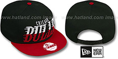 Bulls SAILTIP SNAPBACK Black-Red Hat by New Era