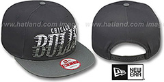 Bulls SAILTIP SNAPBACK Charcoal-Grey Hat by New Era