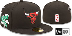 Bulls SIDE-CITY ICON Black Hat by New Era