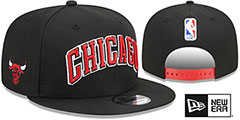 Bulls STATEMENT SNAPBACK Black Hat by New Era