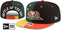 California BATTLE OF THE BAY SNAPBACK Hat by New Era