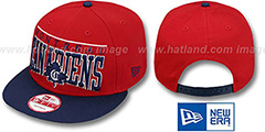 Canadiens LE-ARCH SNAPBACK Red-Navy Hat by New Era