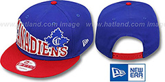 Canadiens STOKED SNAPBACK Royal-Red Hat by New Era