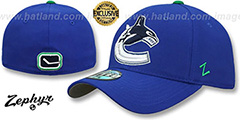 Canucks  SHOOTOUT Royal Fitted Hat by Zephyr