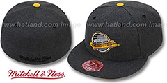 Canucks GREY HEDGEHOG Fitted Hat by Mitchell and Ness