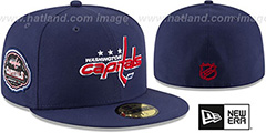 Capitals TEAM-SUPERB Navy Fitted Hat by New Era