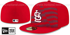 Cardinals 2015 JULY 4TH STARS N STRIPES Hat by New Era