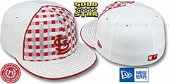 Cardinals CANDY CANE Fitted Hat by New Era