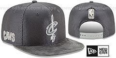 Cavaliers 2017 NBA ONCOURT SNAPBACK Charcoal Hat by New Era