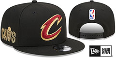 Cavaliers STATEMENT SNAPBACK Black Hat by New Era