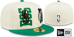 Celtics 2022 NBA DOUBLE WHAMMY DRAFT Fitted Hat by New Era