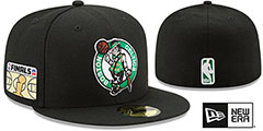 Celtics 2024 FINALS Black Fitted Hat by New Era