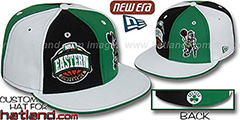 Celtics CONFERENCE DOUBLE WHAMMY Fitted Hat by New Era