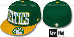 Celtics EPIC WORD Green-Gold Fitted Hat by New Era