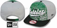 Celtics ESPN BRICK A-FRAME SNAPBACK Hat by New Era