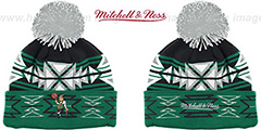 Celtics GEOTECH Knit Beanie by Mitchell and Ness