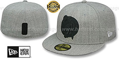 Celtics HEATHER-POP Light Grey Fitted Hat by New Era