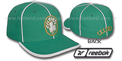 Celtics HW WILDSIDE Fitted Hat by Reebok - green