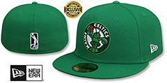 Celtics NBA G-LEAGUE Kelly Fitted Hat by New Era