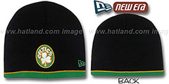 Celtics OLD SCHOOL TOQUE Black Knit by New Era