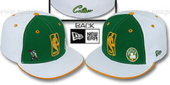 Celtics TRIPLE THREAT Kelly-White-Gold Fitted Hat by New Era