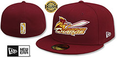 Charge NBA G-LEAGUE Burgundy Fitted Hat by New Era