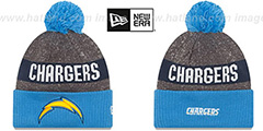 Chargers 2016 STADIUM Blue-Navy-Grey Knit Beanie Hat by New Era