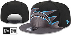 Chargers NFL TIDAL WAVE SNAPBACK Black-Charcoal Hat by New Era