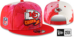 Chiefs 2022 NFL SIDELINE TIE-DYE SNAPBACK Hat by New Era