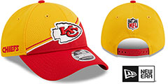 Chiefs DASHMARK SIDELINE SNAPBACK Gold-Red Hat by New Era