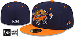 Chiefs THEME NIGHT Navy-Orange Fitted Hat by New Era