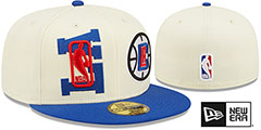 Clippers 2022 NBA DOUBLE WHAMMY DRAFT Fitted Hat by New Era