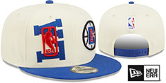 Clippers 2022 NBA DOUBLE WHAMMY DRAFT SNAPBACK Hat by New Era